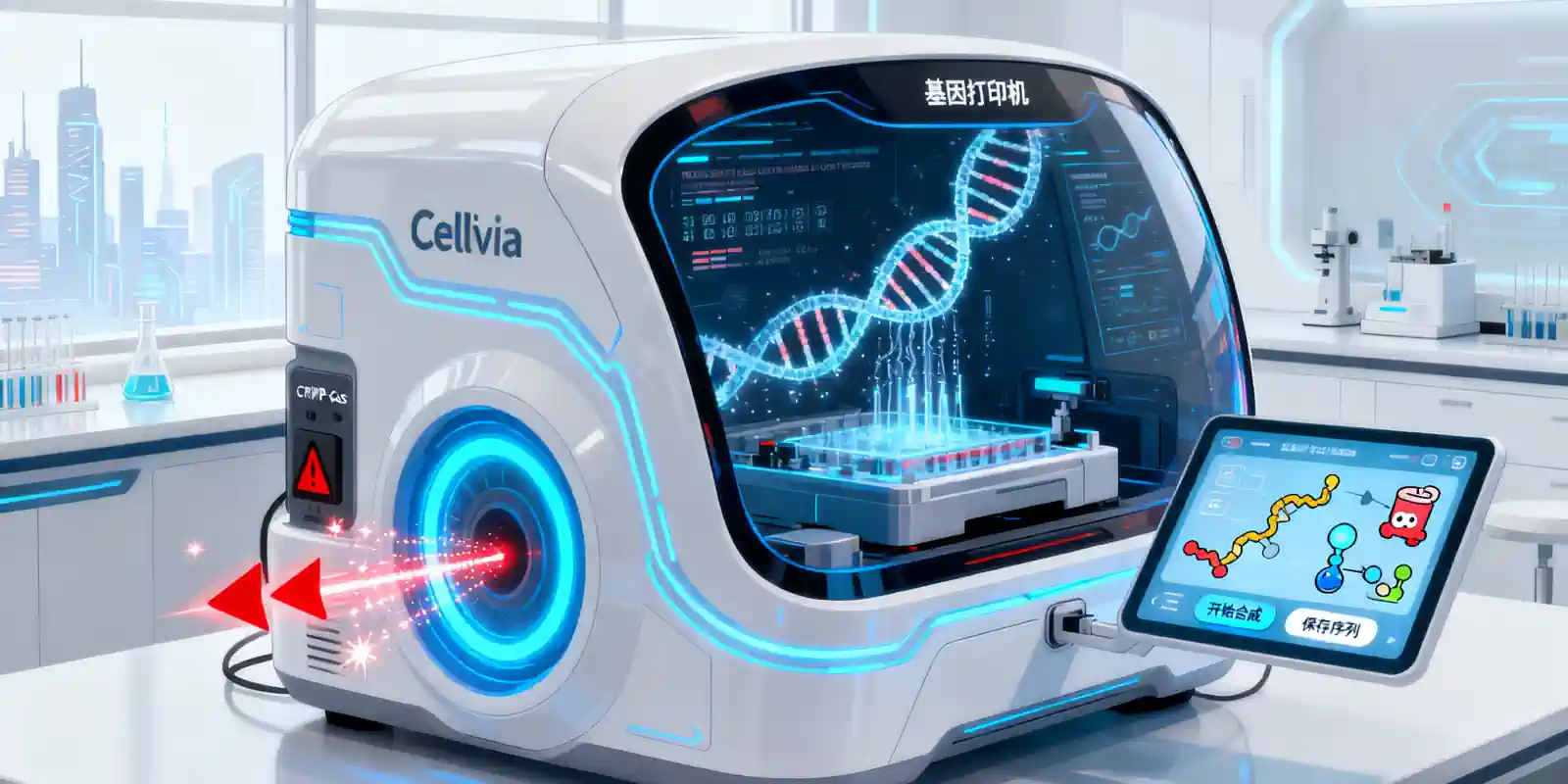 基于CRISPR的基因打印机原型机