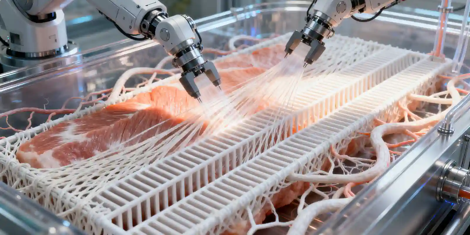 细胞农业-人造肉组织编织生物反应器