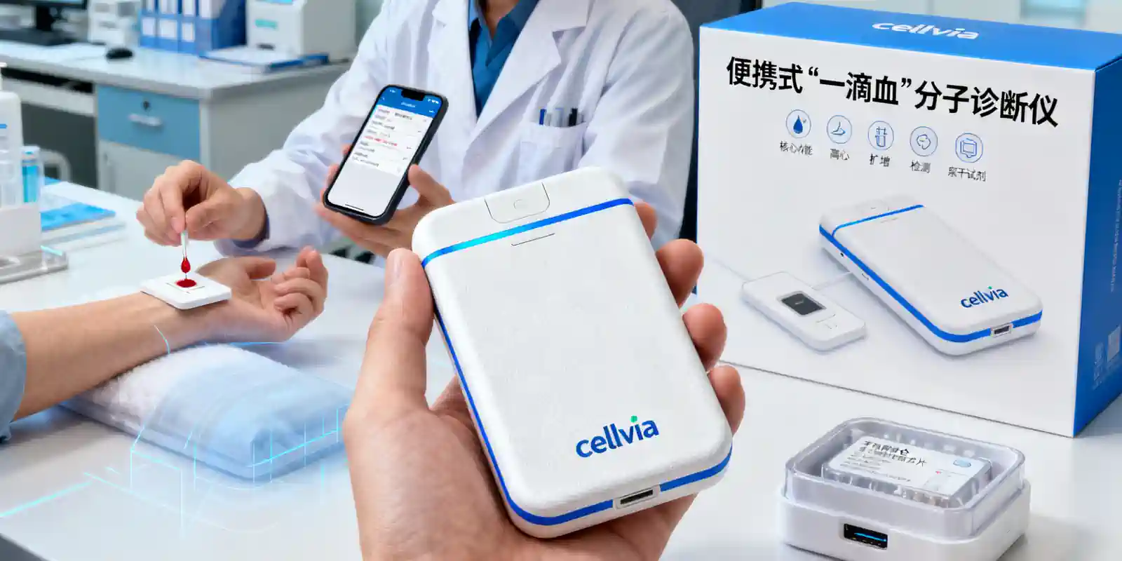 便携式一滴血分子诊断仪